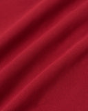 Drôle De Monsieur Embroidered and Print Longsleeve Piquè Polo - RED
