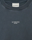 Drôle De Monsieur Classic Slogan T-Shirt - DARK GREY
