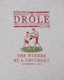 Drôle De Monsieur Drôle Boxers Tee - HEATHER GREY