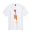 PS PAUL SMITH CHICKEN  TEE - WHITE
