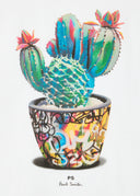 PS PAUL SMITH CACTUS TEE - WHITE