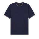 PS PAUL SMITH RIBBED TEE - BLUE