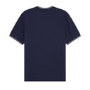 PS PAUL SMITH RIBBED TEE - BLUE