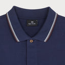 PS PAUL SMITH HALF POLO - DARK BLUE