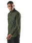 MA.STRUM AERIAL FUNNEL NECK OVERSHIRT - OIL SLICK
