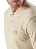 MA.STRUM SS PIQUE POLO - BURNT CREAM