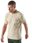 MA.STRUM SS PIQUE POLO - BURNT CREAM