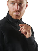 MA.STRUM NEO QUARTER ZIP SWEAT - JET BLACK
