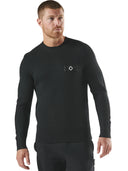 MA.STRUM MONTAGE KNITTED SWEAT - JET BLACK