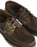 Barbour Re-Engineered Deck Boat Shoes - Brown/Classic Tartan