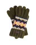 Barbour Kane Beanie & Gloves Gift Set - Dark Olive