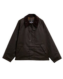 Barbour OS Transport Wax Jacket - Dark Brown