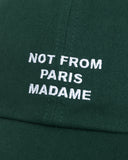 Drôle De Monsieur Casquette Slogan - Dark Green