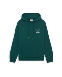 DRÔLE DE MONSIEUR Bold Slogan Hoodie - Dark Green