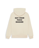 DRÔLE DE MONSIEUR Bold Slogan Hoodie - Mastic
