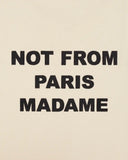 DRÔLE DE MONSIEUR Bold Slogan Hoodie - Mastic