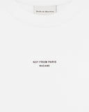 DRÔLE DE MONSIEUR CLASIC SLOGAN TEE - OPTIC WHITE
