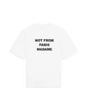 DRÔLE DE MONSIEUR BOLD SLOGAN TEE - OPTIC WHITE