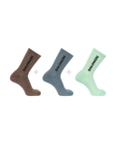 SALOMON EVERYDAY CREW SOCKS 3 PACK - Stormy Weather