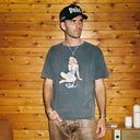 DUKE + DEXTER PIN UP II TEE - WASHED GREY