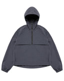 SUMMIT HALF ZIP WINDBREAKER - DARK BLUE CHECK