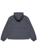 SUMMIT HALF ZIP WINDBREAKER - DARK BLUE CHECK