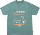 SNOW PEAK RELAXATION TEE - LIGHT GREEN