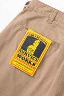 Service Works TWILL PART TIMER PANT - MUSHROOM