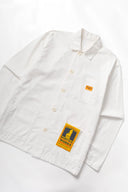 Service Works TWILL CHORE SHIRT - OFF WHITE