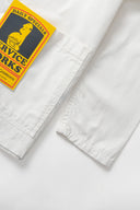 Service Works TWILL CHORE SHIRT - OFF WHITE