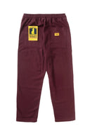 Service Works Flannel Chef Pant - Burgundy