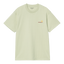 Carhartt WIP AMERICAN SCRIPT TEE - PALE OLIVE