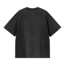 Carhartt WIP HUDSON POCKET TEE- BLACK CHALK WASH