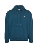 Clavin Klein Terry Monologo Hoodie - Navy Teal