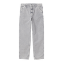 Carhartt WIP SINGLE KNEE PANT - BLACK CHALK  WASH