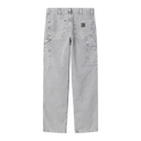 Carhartt WIP SINGLE KNEE PANT - BLACK CHALK  WASH