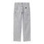 Carhartt WIP SINGLE KNEE PANT - BLACK CHALK  WASH