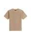 Beige t-shirt on a white background