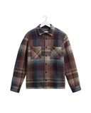 WAX LONDON WHITING OVERSHIRT - BLUE / MULTI