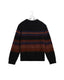 WAX LONDON WILDE CREW THICK KNIT -BLACK / DARK MULTI