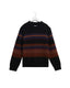 WAX LONDON WILDE CREW THICK KNIT -BLACK / DARK MULTI