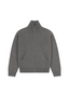 AXEL ARIGATO CORE ZIP-UP SWEATER - GREY MELANGE
