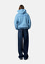 AXEL ARIGATO DISTORT WASHED HOODIE - DARK CORNFLOWER BLUE