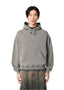 AXEL ARIGATO DISTORT WASHED HOODIE - STEEL GREY