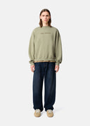 AXEL ARIGATO DISTORT WASHED SWEATSHIRT - DUSTY GREEN