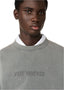 AXEL ARIGATO DISTORT WASHED SWEATSHIRT - STEEL GREY