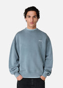 AXEL ARIGATO HONOR WASHED SWEATSHIRT - DENIM BLUE