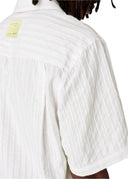 AXEL ARIGATO LIDO STRIPED SHIRT - WHITE
