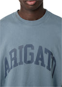 AXEL ARIGATO LINK WASHED  TEE - DENIM BLUE