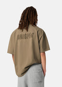 AXEL ARIGATO MEMO  TEE - STONE BROWN